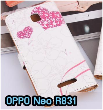 M623-05 เคสไดอารี่ OPPO Neo R831 ลาย My Heart