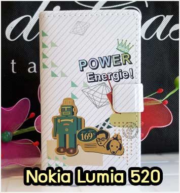 M598-02 เคสฝาพับ Nokia Lumia 520 ลาย Energie