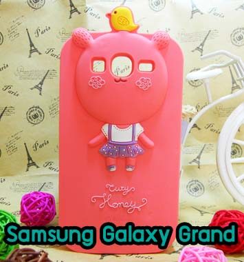 M615-05 เคส Samsung Galaxy Grand ลายหมีสีชมพู