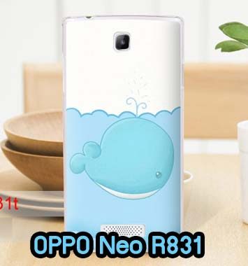 M611-02 เคส OPPO Neo R831 ลายปลาวาฬ