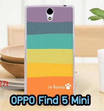 M609-04 เคส OPPO Find 5 Mini – R827 ลาย Colorfull Day