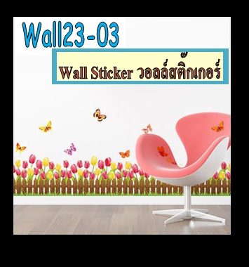 Wall23-03 Wall Sticker ลายรั้ว03