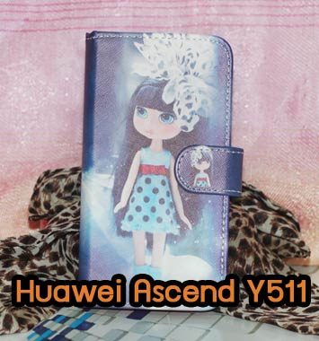 M660-02 เคสฝาพับ Huawei Ascend Y511 ลาย Kid Fairy