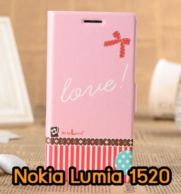 M688-04 เคสฝาพับ Nokia Lumia 1520 ลาย Love