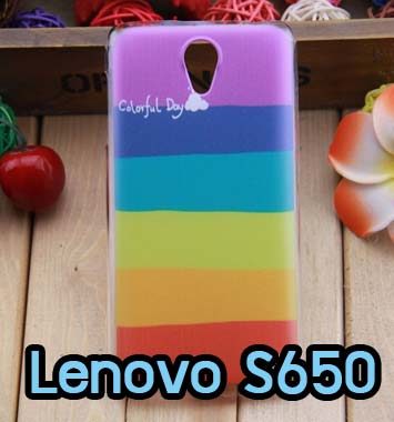 M627-01 เคสมือถือ Lenovo S650 ลาย Colorfull Day