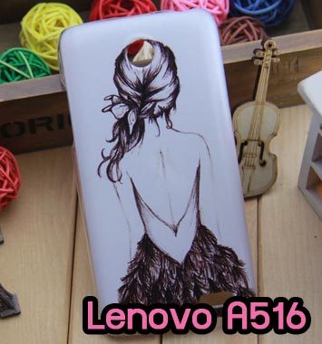 M696-02 เคสแข็งพิมพ์ลาย Lenovo A516 ลาย Women