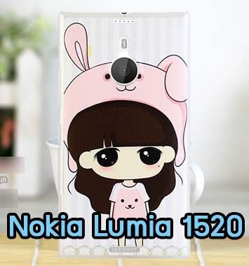 M666-06 เคสมือถือ Nokia Lumia 1520 ลายสาวกระต่าย