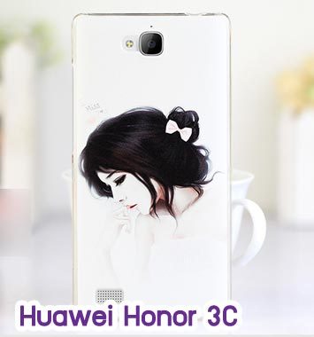 M755-17 เคสแข็ง Huawei Honor 3C ลายเจ้าหญิง