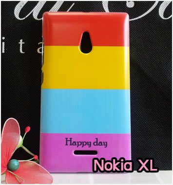 M753-12 เคสแข็ง Nokia XL ลาย Happy Day