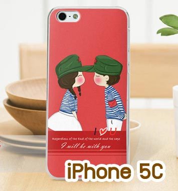 M750-06 เคสแข็ง iPhone 5C พิมพ์ลาย Love U