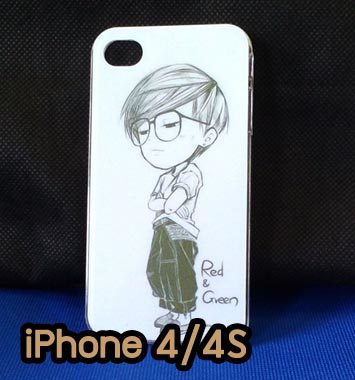 M734-01 เคสแข็ง iPhone 4S/4 พิมพ์ลาย Men