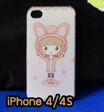 M734-03 เคสแข็ง iPhone 4S/4 พิมพ์ลาย Fox