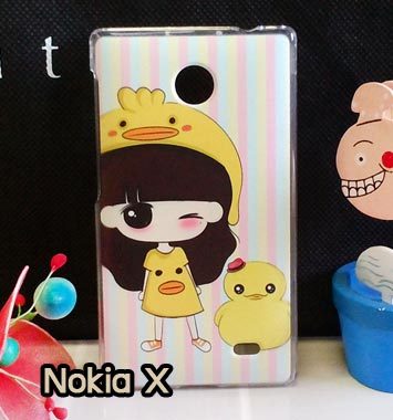 M748-10 เคสแข็ง Nokia X ลายรุกุโกะ