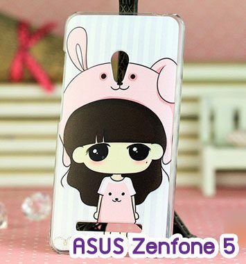 M747-12 เคสแข็ง ASUS ZenFone 5 ลายสาวกระต่าย