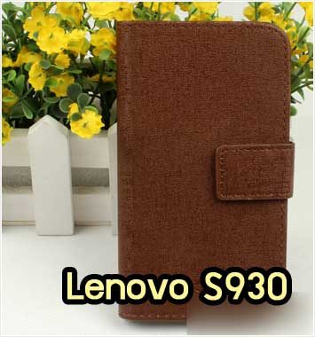 M792-01 เคสฝาพับ Lenovo S930 สีน้ำตาล