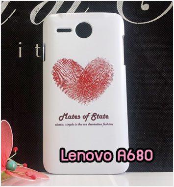 M790-19 เคสแข็ง Lenovo A680 ลาย Red Heart