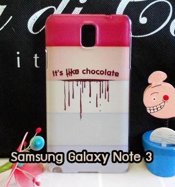 M773-02 เคสแข็ง Samsung Galaxy Note 3 ลาย Chocolate