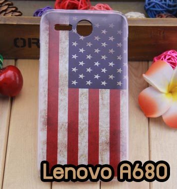 M790-04 เคสแข็ง Lenovo A680 ลาย Flag II