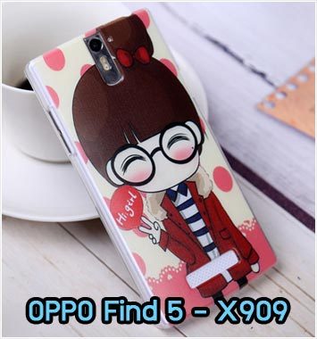 M562-06 เคส OPPO Find 5 ลาย Hi Girl