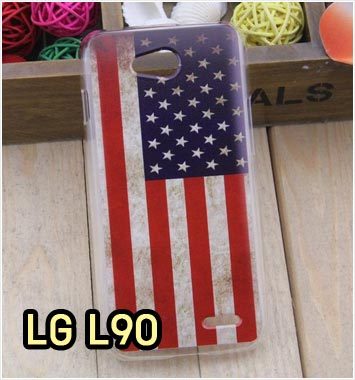 M842-01 เคสแข็ง LG L90 ลาย Flag II