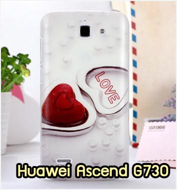 M860-11 เคสแข็ง Huawei Ascend G730 ลาย Love