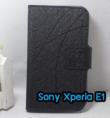 M833-05 เคสฝาพับ Sony Xperia E1 สีดำ