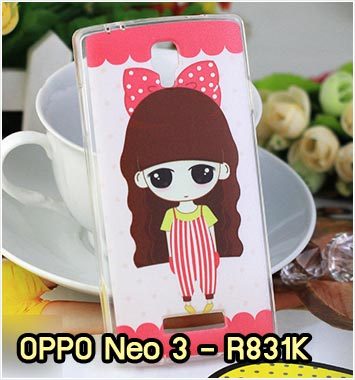 M828-12 เคสซิลิโคน OPPO Neo 3 ลาย Sweet Time