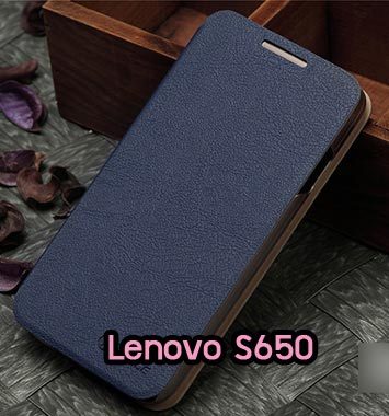 M809-02 เคสฝาพับ Lenovo S650 สีน้ำเงิน