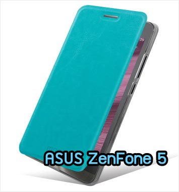 M821-01 เคสฝาพับ ASUS ZenFone 5 สีฟ้า