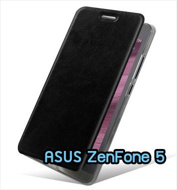 M821-04 เคสฝาพับ ASUS ZenFone 5 สีดำ