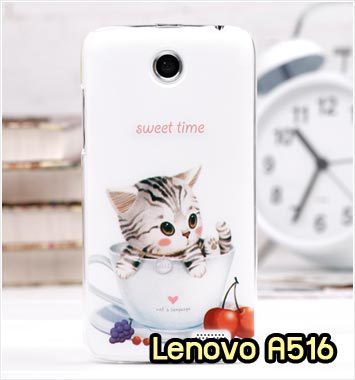 M696-11 เคสแข็งพิมพ์ลาย Lenovo A516 ลาย Sweet Time