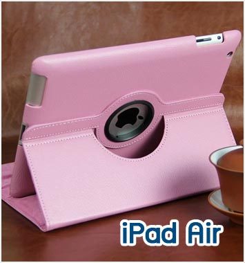 Mi39-09 เคส iPad Air / iPad 5 หมุนได้ 360 องศา สีชมพู