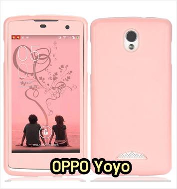 M856-01 เคสซิลิโคนฟิล์มสี OPPO Yoyo สีชมพู