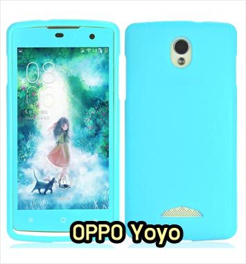 M856-06 เคสซิลิโคนฟิล์มสี OPPO Yoyo สีฟ้า