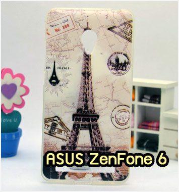 M806-04 เคสซิลิโคน ASUS ZenFone 6 ลายหอไอเฟล