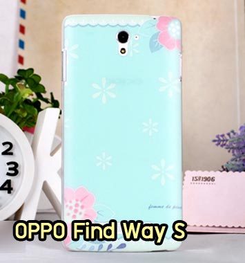 M387-29 เคส OPPO Find Way S ลาย Flower