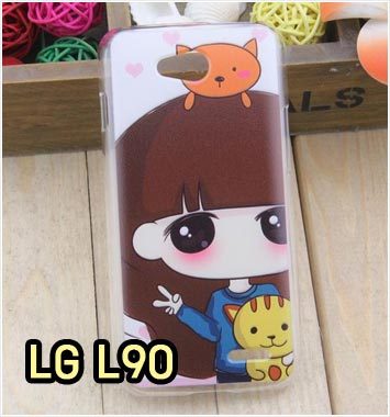 M842-06 เคสแข็ง LG L90 ลายเนโกะจัง