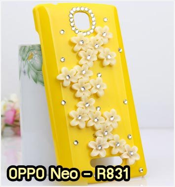 M854-03 เคสประดับ OPPO Neo R831 ลาย Flower