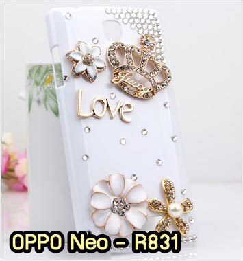 M854-05 เคสประดับ OPPO Neo R831 ลายมงกุฎรัก