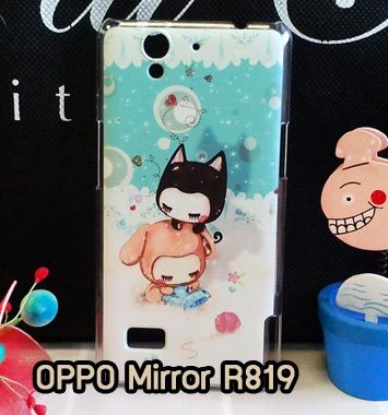 M560-05 เคส OPPO Find Mirror ลาย Cat & Dog