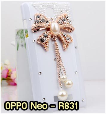 M854-10 เคสประดับ OPPO Neo R831 ลาย Bow