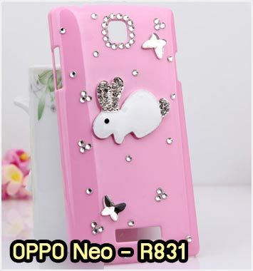 M854-14 เคสประดับ OPPO Neo R831 ลาย Rabbit