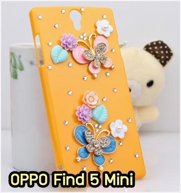 M855-01 เคสประดับ OPPO Find 5 Mini ลายผีเสื้อน้อย