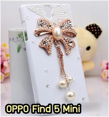 M855-13 เคสประดับ OPPO Find 5 Mini ลาย Bow