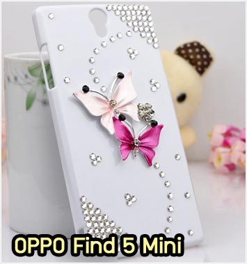 M855-15 เคสประดับ OPPO Find 5 Mini ลายผีเสื้อน้อย III