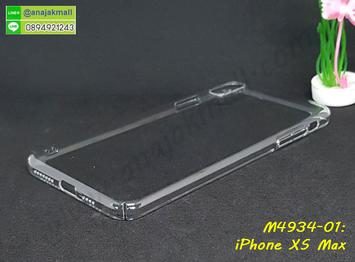 M4934-01 เคส PC คลุมรอบ iPhone XSMax สีใส