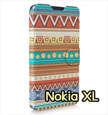 M900-01 เคสฝาพับ Nokia XL ลาย Graphic V