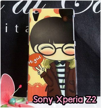 M796-13 เคสแข็ง Sony Xperia Z2 ลาย Hi Girl
