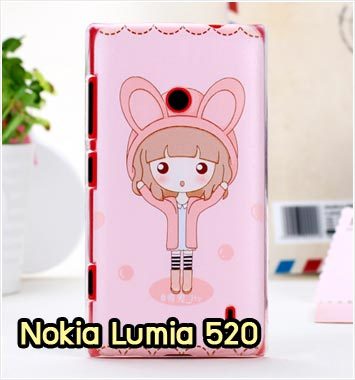 M912-08 เคสแข็ง Nokia Lumia 520 ลาย Fox