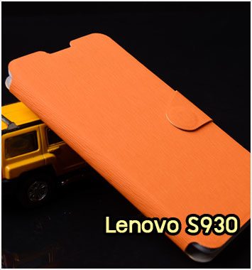 M872-01 เคสฝาพับ Lenovo S930 สีส้ม